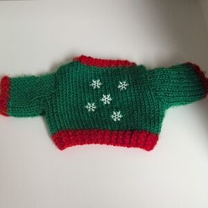 🩵3/$20🩵 Ty Beanie Buddy Green Knit Crewneck Sweater